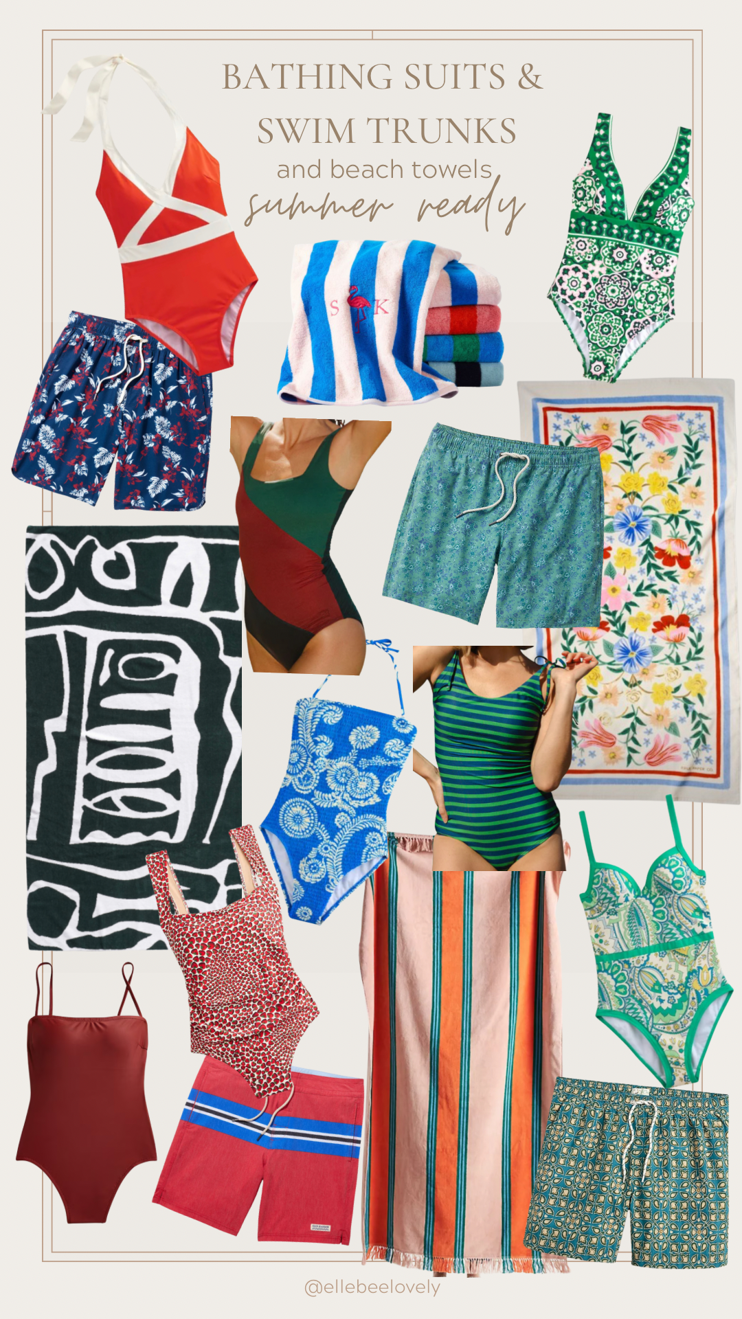 Bathing Suits, Beach Towels and Americana Summer Dreamin’