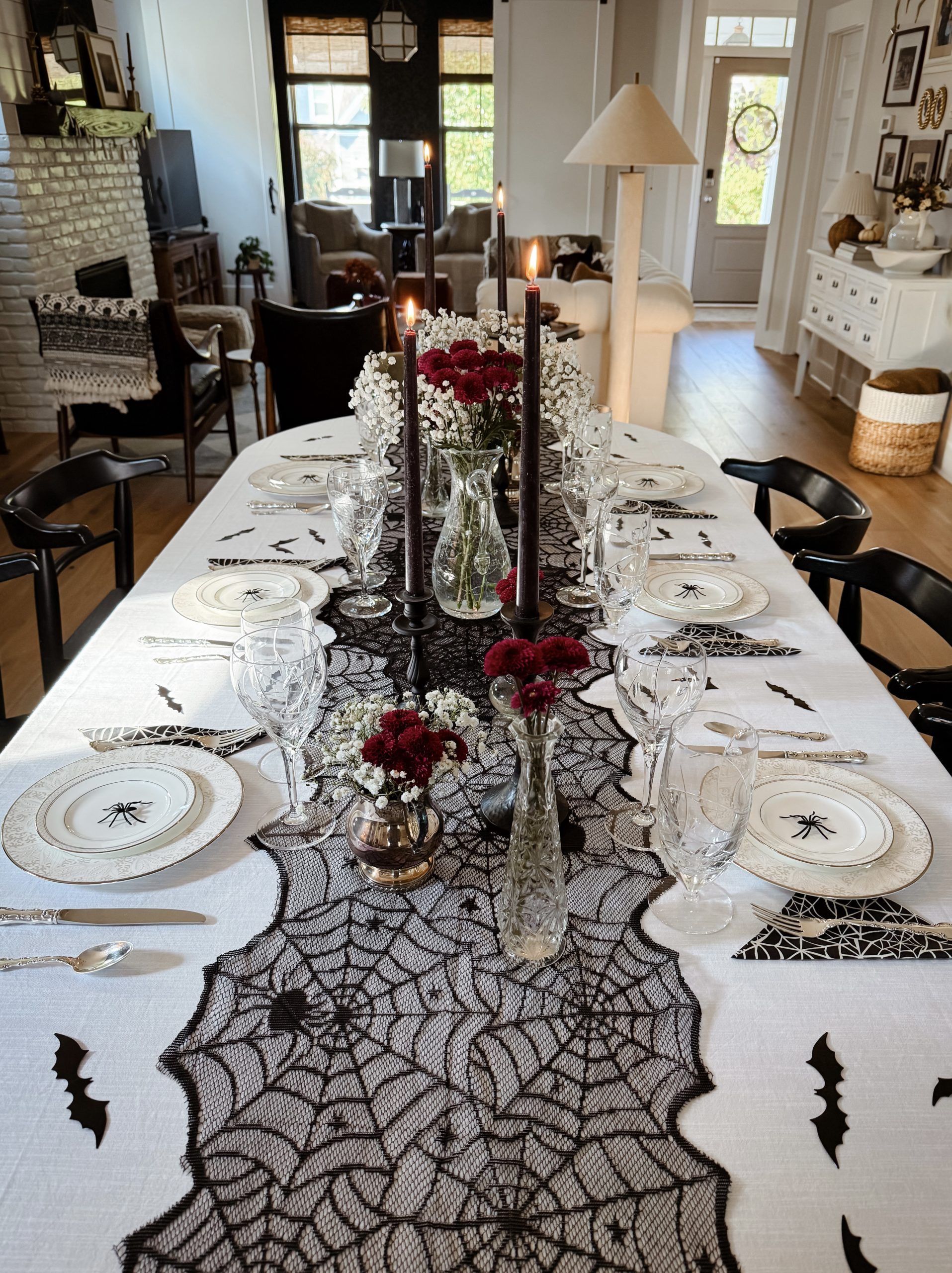 Hauntingly Glam ~ A Halloween Tablescape